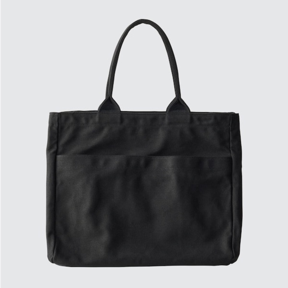 Uniqlo C / Canvas Tote Bag in Black
